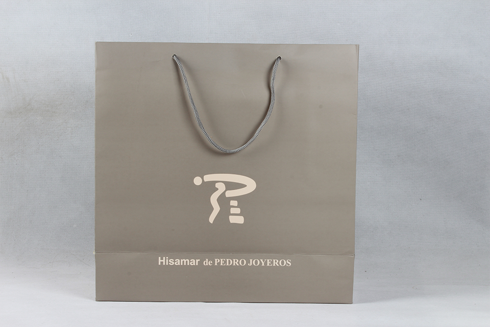 高檔燙金禮品白卡紙袋定制 高檔燙金禮品白卡紙袋定制