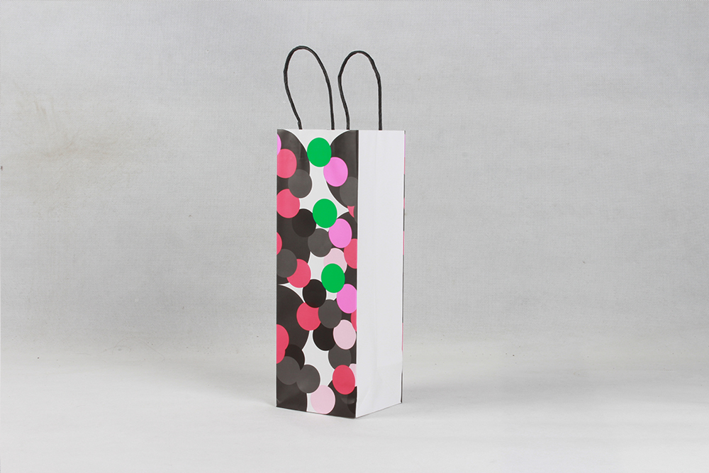 彩色圓點(diǎn)時(shí)尚禮品牛皮紙袋定制 彩色圓點(diǎn)時(shí)尚禮品牛皮紙袋定制