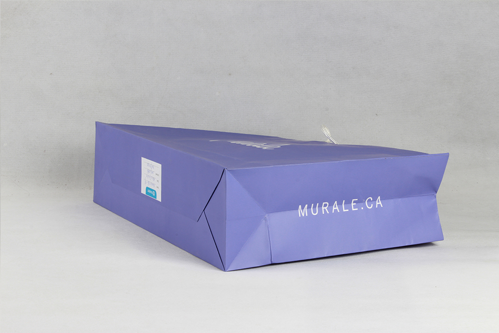 時(shí)尚簡(jiǎn)約型禮品白卡紙袋 Murale