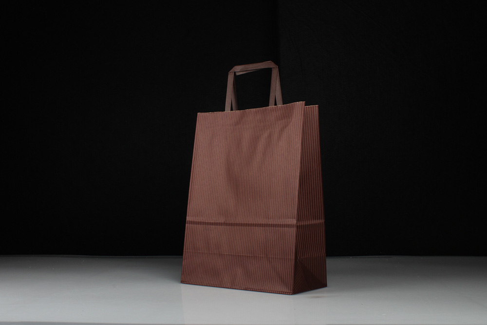 時(shí)尚扁提手商務(wù)型牛皮紙袋