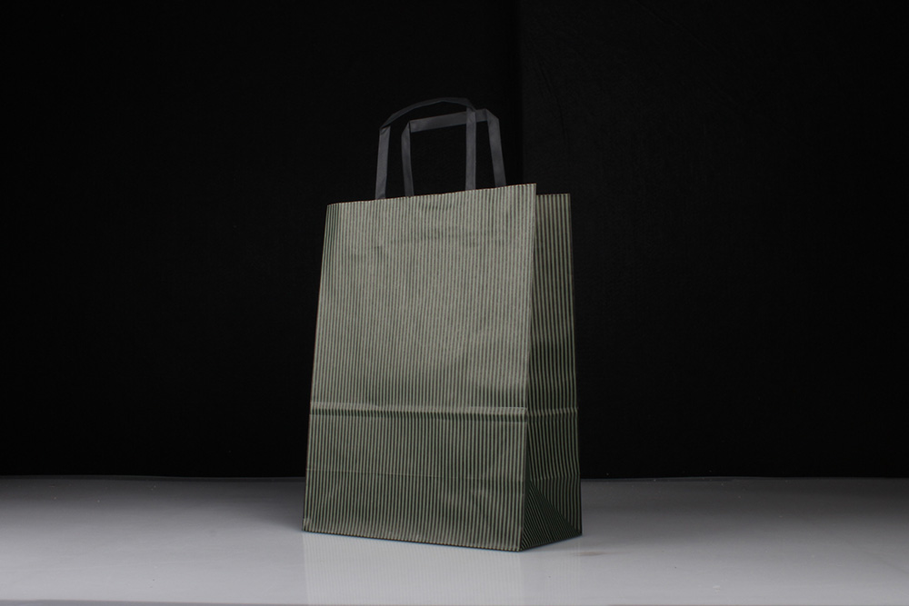 時(shí)尚扁提手商務(wù)型牛皮紙袋